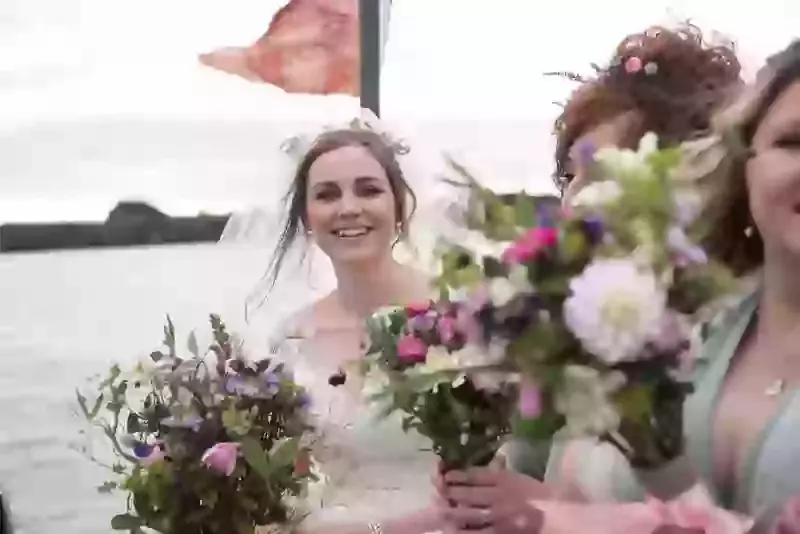 Brighton Belle Wedding Dress by True Bride | Romantic and Wild Scottish Wedding